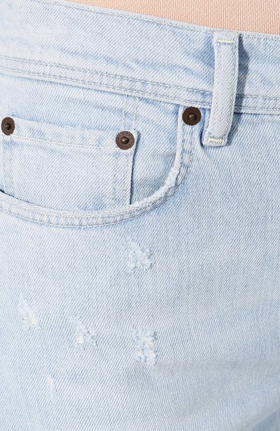 Джинсы с потертостями ACNE STUDIOS голубого цвета по цене 24800 руб., арт. A00045, фото 5 Джинсы с потертостями ACNE STUDIOS, арт. A00045, фото 5