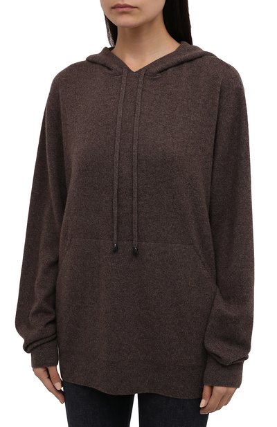 Кашемировое худи DRIES VAN NOTEN коричневого цвета по цене 119000 руб., арт. 212-011225-3701, фото 3 Кашемировое худи DRIES VAN NOTEN, арт. 212-011225-3701, фото 3