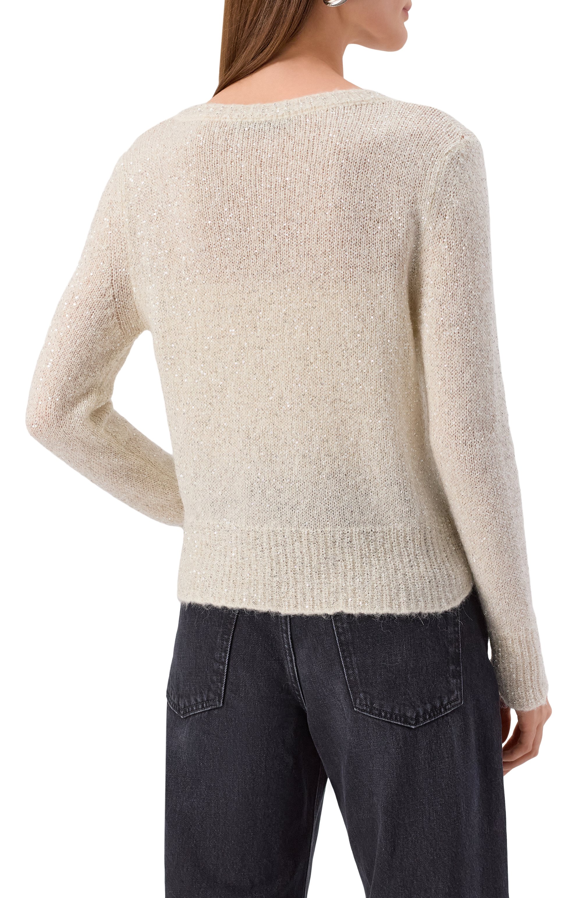 Пуловер с отделкой пайетками D.EXTERIOR, арт. 61297/A, фото 4