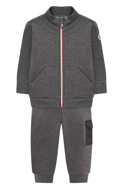Костюм из кардигана и джоггеров MONCLER ENFANT, арт. D2-951-88008-05-80996, фото 1