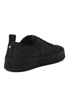 Женские замшевые кеды nono ANN DEMEULEMEESTER черного цвета, арт. B0012569/LT147 | Фото 5 (Подошва: Платформа; Материал внутренний: Натуральная кожа; Материал сплава: Проставлено; Драгоценные камни: Проставлено; Материал внешний: Натуральная кожа, Замша; Материал утеплителя: Без утеплителя; Кросс-КТ: Низкие; Стили: Кэжуэл)