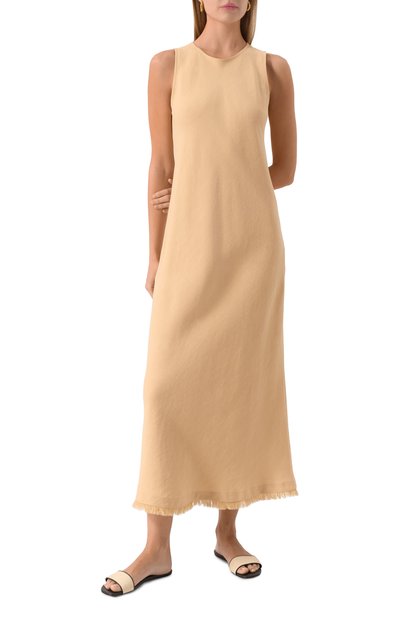 Платье из вискозы и льна ANTONELLI FIRENZE, арт. L6601N/935, фото 3