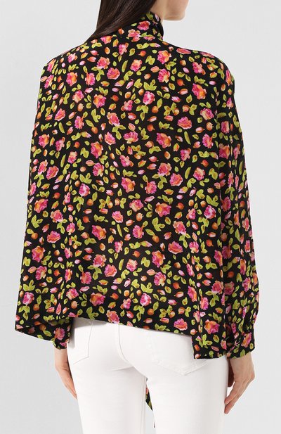 Шелковая блузка BALENCIAGA, арт. 482308/TFL75, фото 4