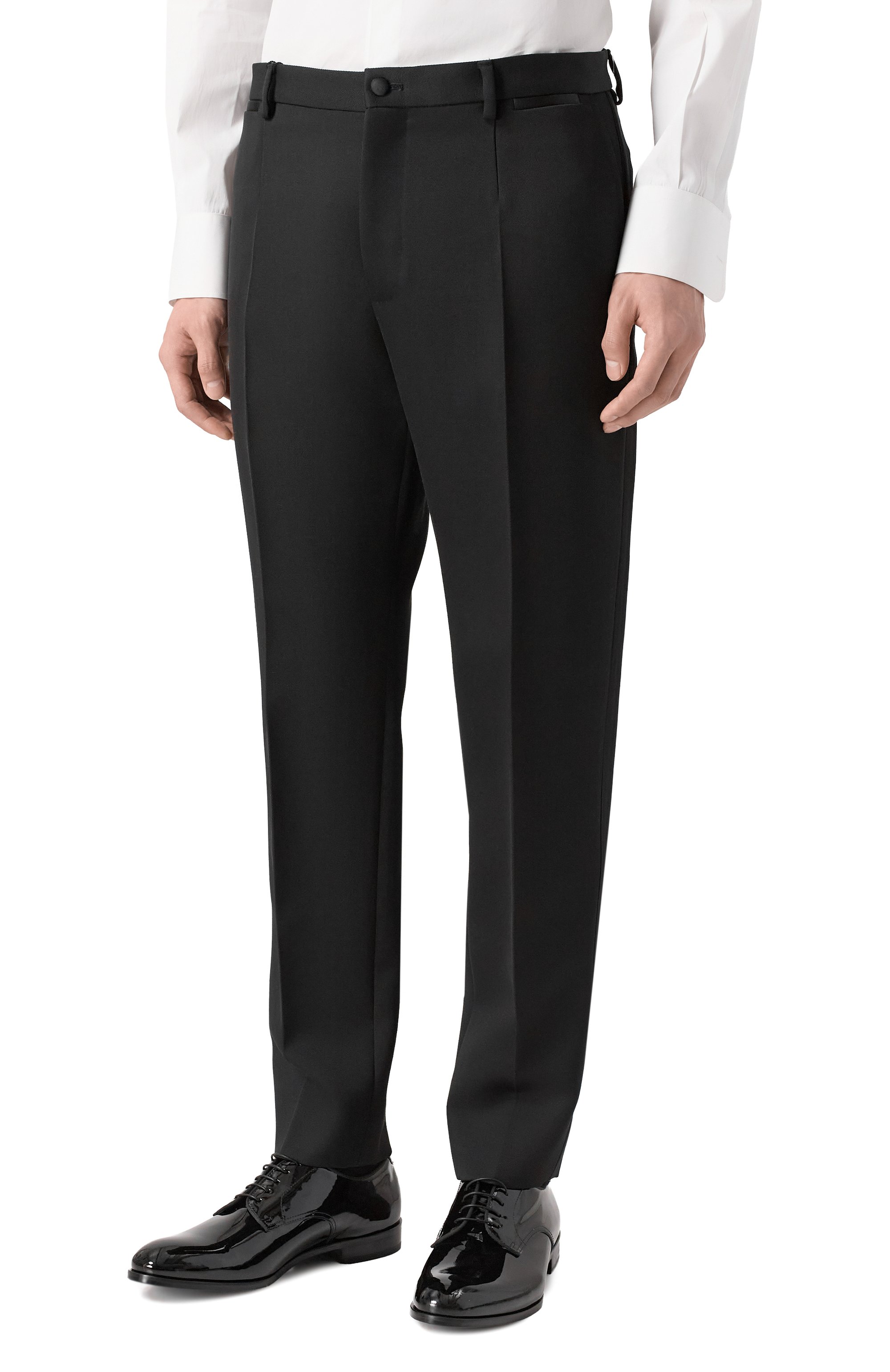 Шерстяные брюки DOLCE & GABBANA, арт. GP0F3T/FU28P, фото 3