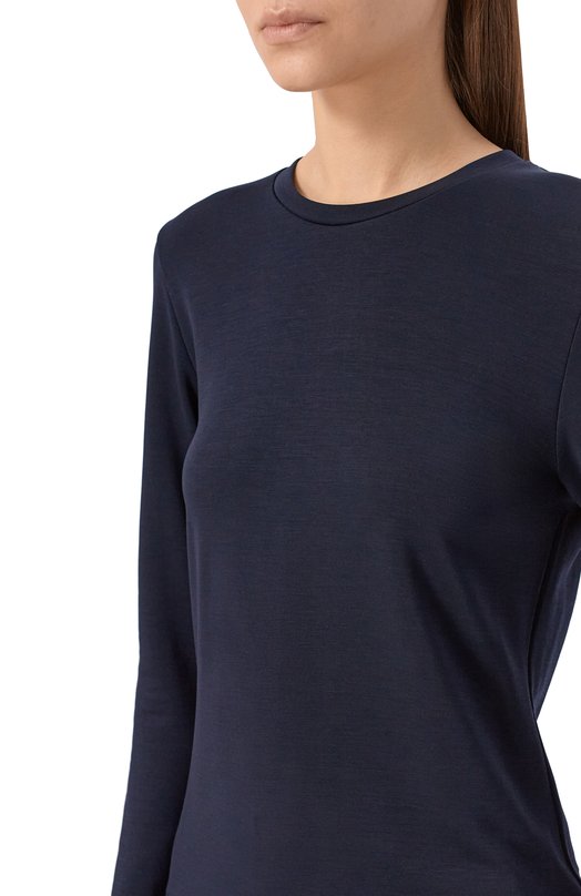 Лонгслив из лиоцелла Windsor 52 DT306 10019878/30047126 Синий  52 DT306 10019878/30047126 Фото 5