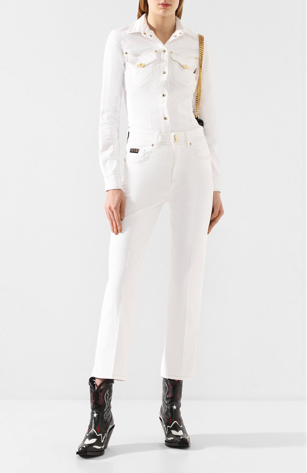 Джинсовая рубашка VERSACE JEANS COUTURE, арт. B0HVA66I-VDP206/HRV4N, фото 2