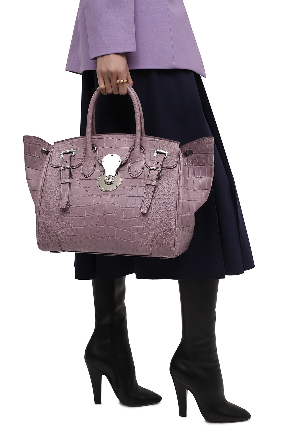 Сумка ricky 33 из кожи аллигатора RALPH LAUREN, арт. 435867827/AMIS, фото 2