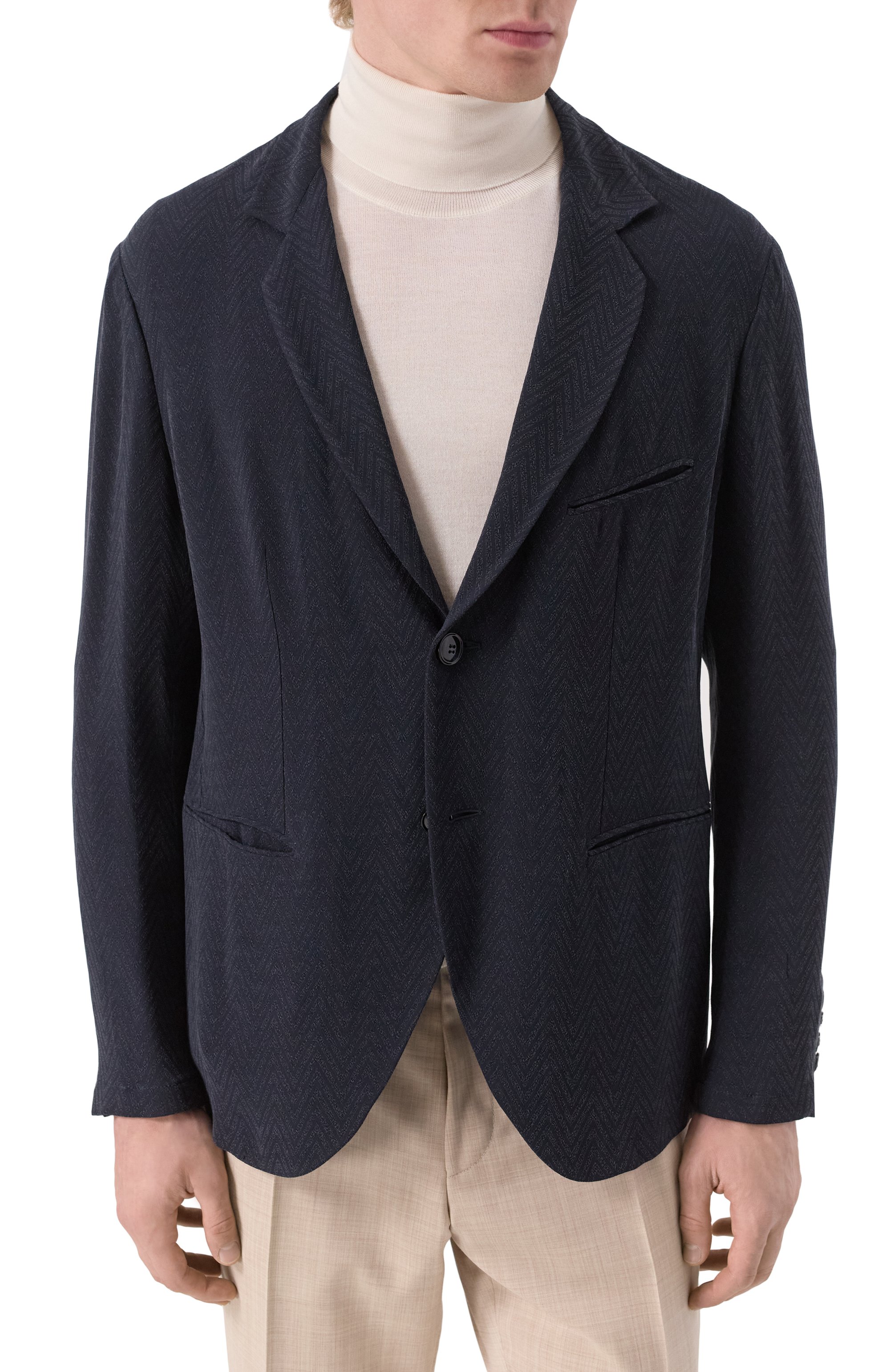 Однобортный пиджак GIORGIO ARMANI, арт. GM001564/TE14380, фото 4