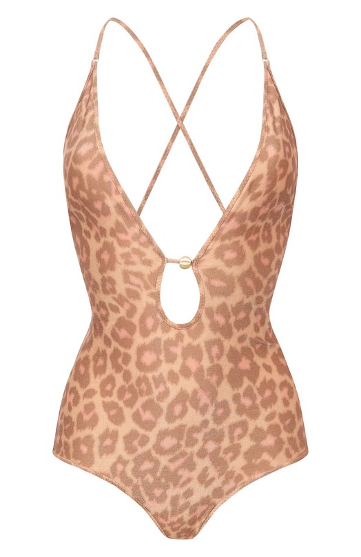 Слитный купальник Zimmermann 5489WRS261 Леопардовый 5489WRS261