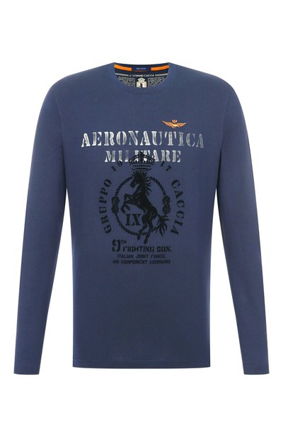 Мужская хлопковый лонгслив AERONAUTICA MILITARE, арт. TS2471UJ00641