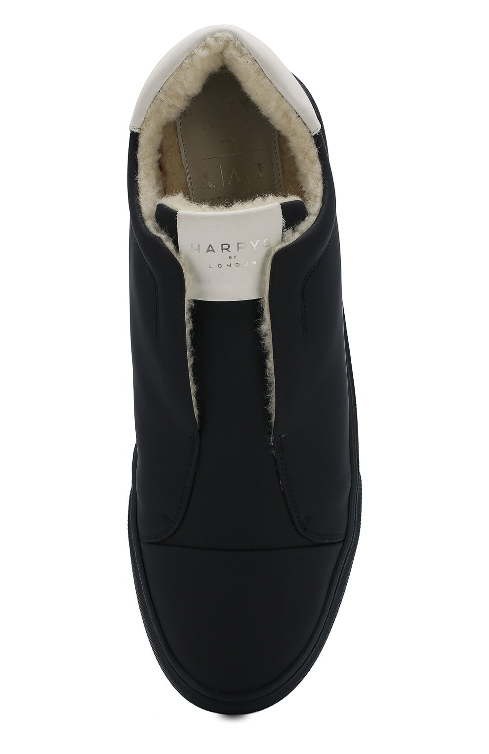 Кожаные кеды HARRYS OF LONDON синего цвета по цене 42250 руб., арт. TUBE WARM TECH LEATHER, фото 5 Кожаные кеды HARRYS OF LONDON, арт. TUBE WARM TECH LEATHER, фото 5