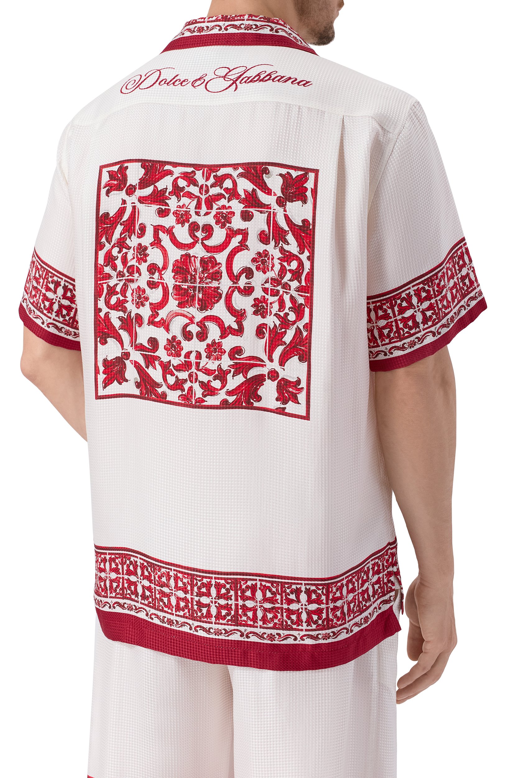 Шелковая рубашка DOLCE & GABBANA, арт. G5JH9T/HI135, фото 4