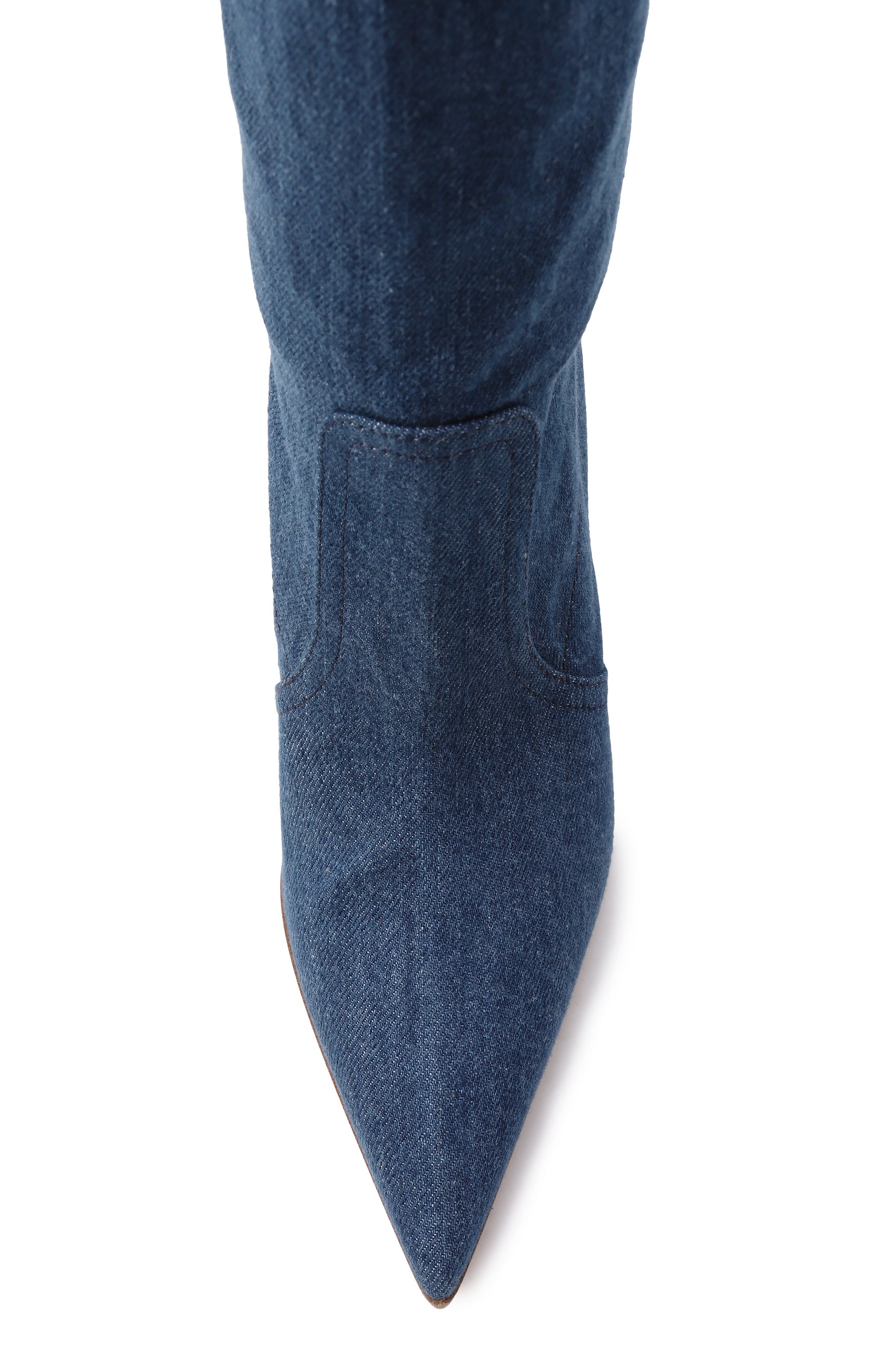 Текстил�ьные ботфорты keinna 85 GIANVITO ROSSI, арт. G80156.85RIC.DEMMIDB, фото 6