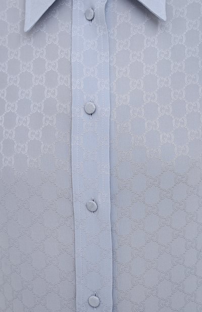 Шелковая рубашка GUCCI, арт. 661738/ZAAZQ, фото 5