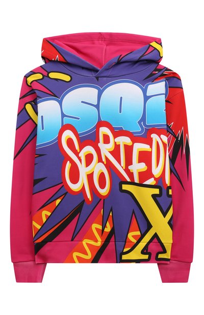 Хлопковое худи DSQUARED2, арт. DQ2521/D0A9X