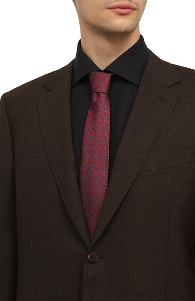 Шелковый галстук GUCCI, арт. 643969 4E002, фото 2