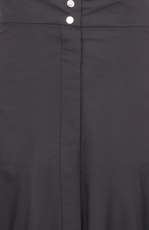Хлопковая юбка Max Mara Studio 0XIRIA Чёрный  0XIRIA Фото 6