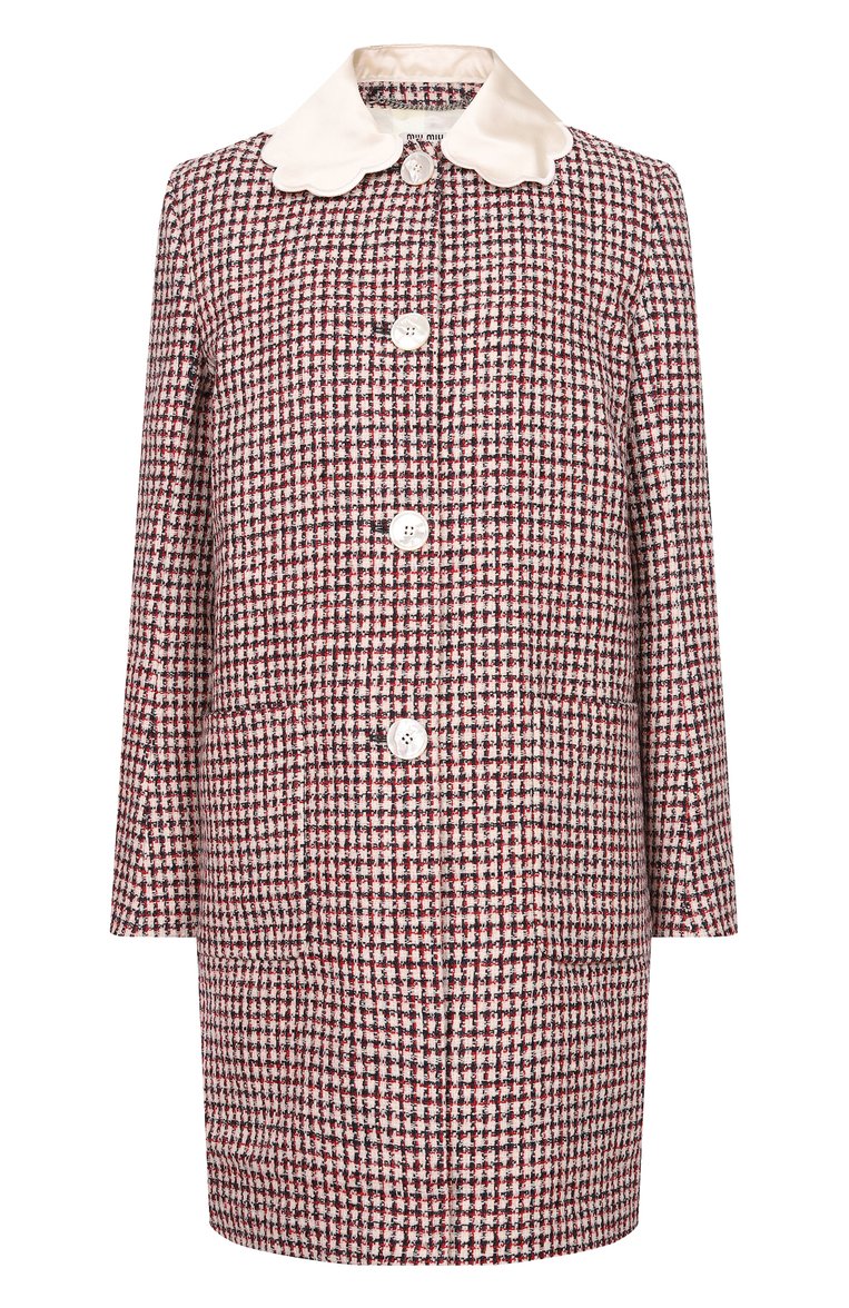 Шерстяное пальто MIU MIU, арт. MS1825-1YQX-F0UB0, фото 1