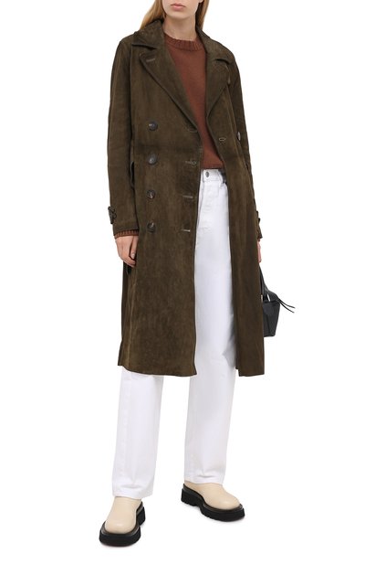 Замшевый тренч GOLDEN GOOSE DELUXE BRAND, арт. GWP00198.P000148, фото 2