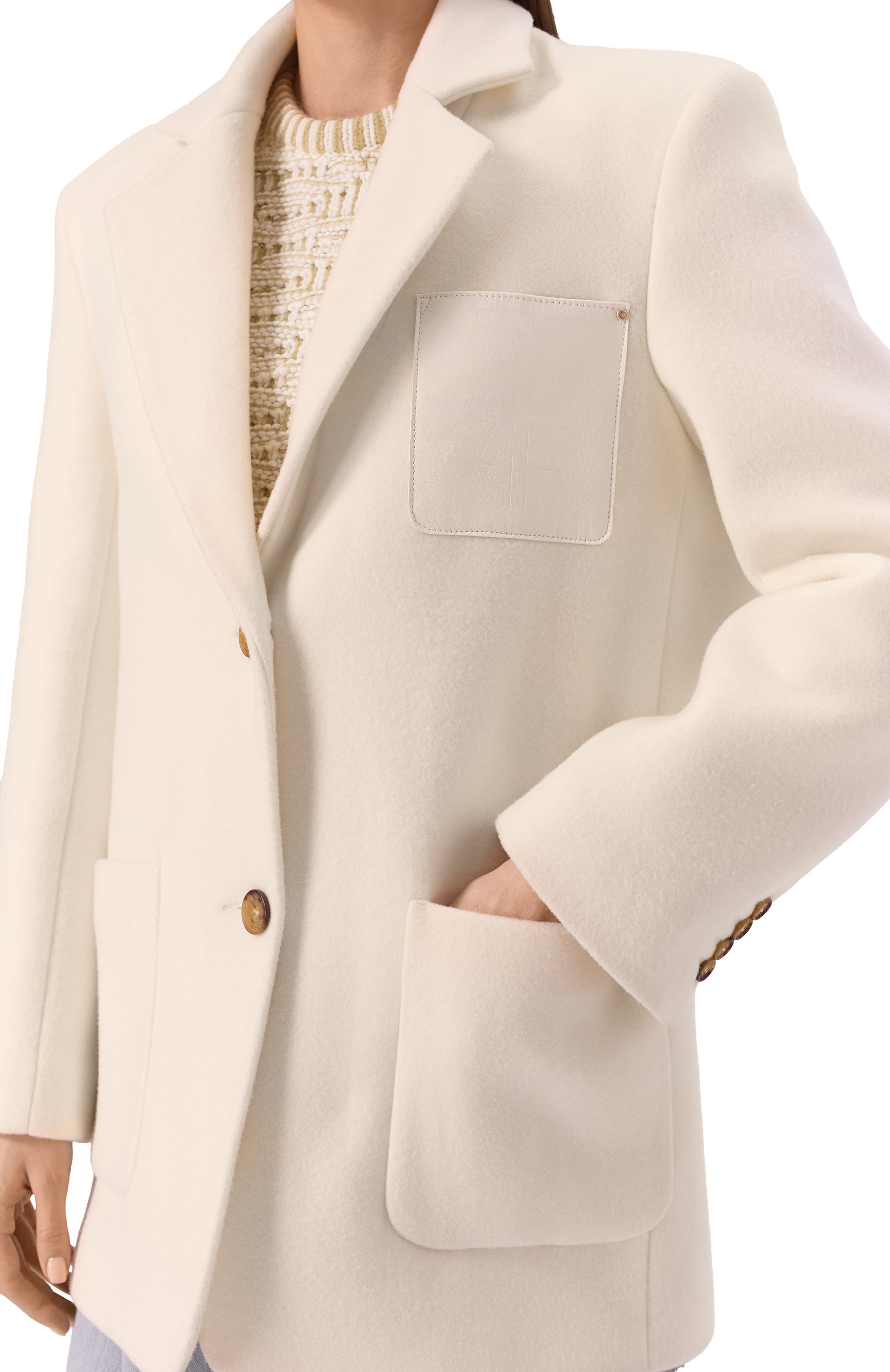 Полупальто из шерсти и кашемира FREEAGE, арт. WS25.CT035.2033.101, фото 5