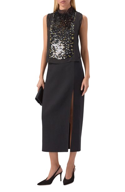 Топ с отделкой пайетками BOSS, арт. 50546946, фото 2