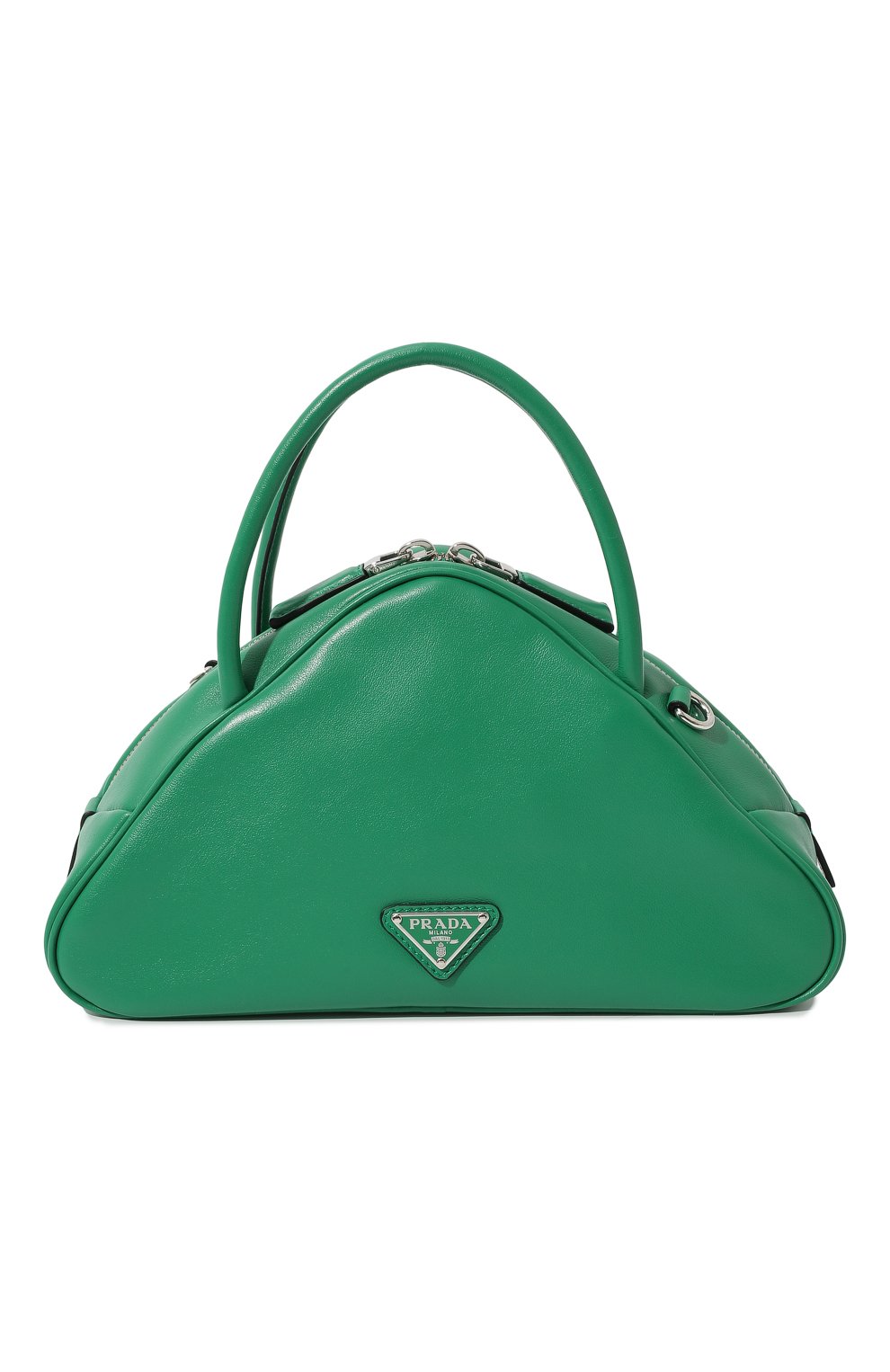 Сумка triangle PRADA зеленого цвета по цене 190000 руб., арт. 1BB082-2BYA-F0458-NEO, фото 6 Сумка triangle PRADA, арт. 1BB082-2BYA-F0458-NEO, фото 6