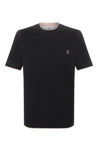 Хлопковая футболка BRUNELLO CUCINELLI, арт. M0B137427G, фото 1