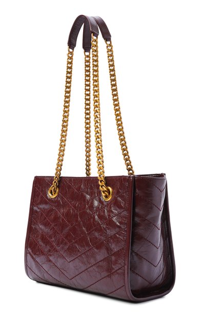 Сумка niki small SAINT LAURENT бордового цвета по цене 339000 руб., арт. 872680/0EN07, фото 4 Сумка niki small SAINT LAURENT, арт. 872680/0EN07, фото 4
