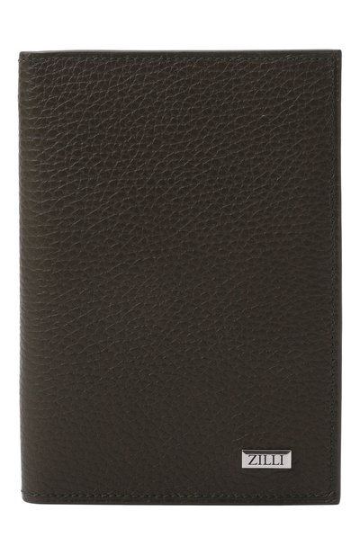 Мужской кожаная обложка для паспорта ZILLI, арт. LPP001M1990VNIN10