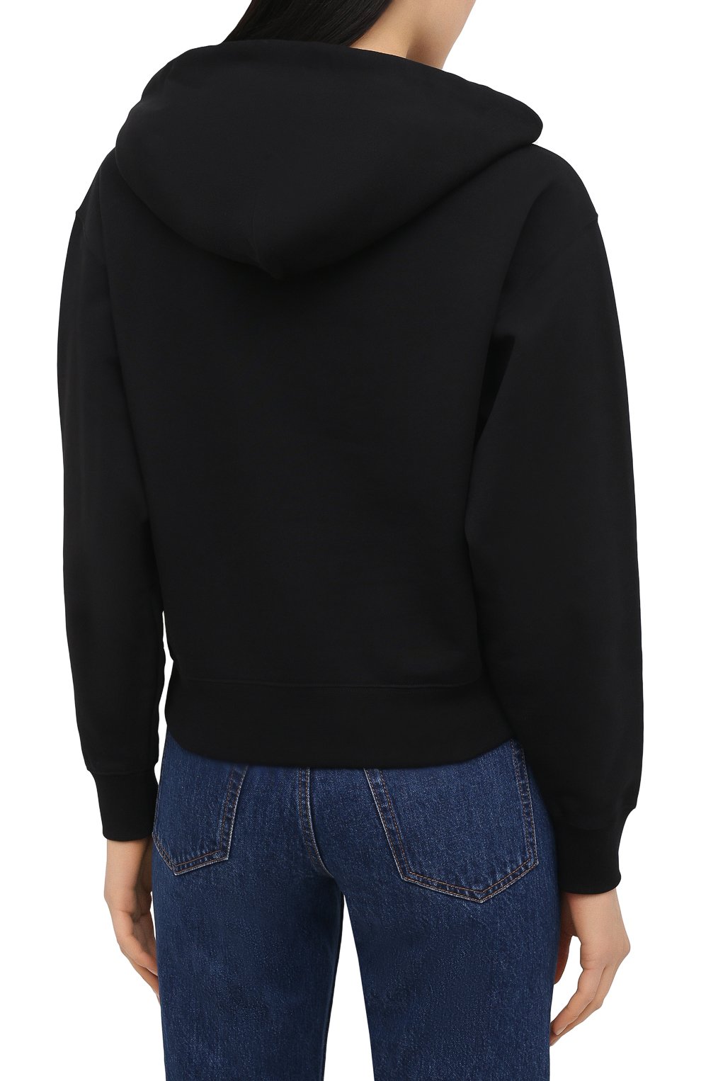 Хлопковое худи KENZO черного цвета по цене 39550 руб., арт. FB52SW7774ML, фото 4 Хлопковое худи KENZO, арт. FB52SW7774ML, фото 4