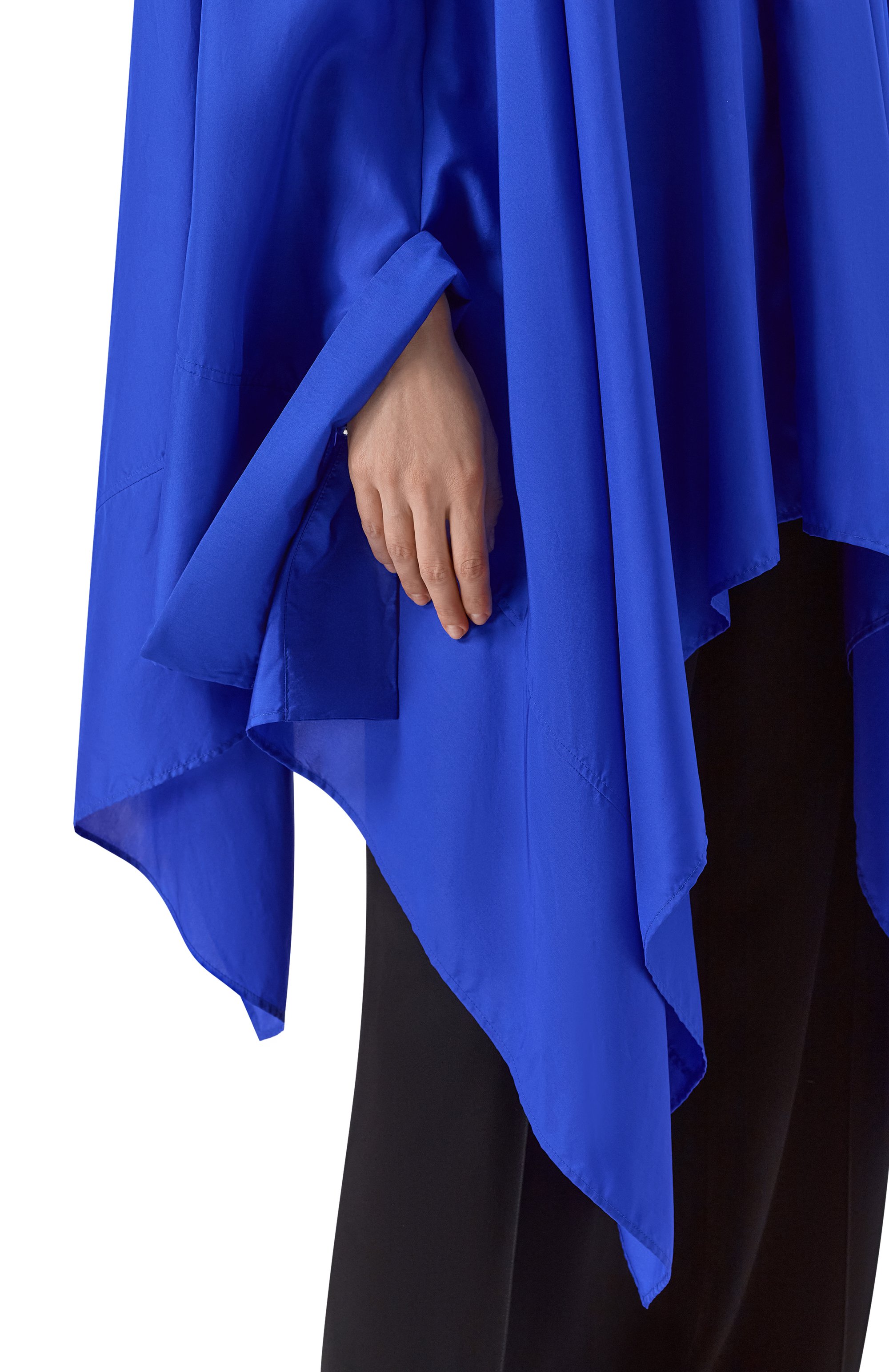 Шелковый топ LANVIN синего цвета по цене 225000 руб., арт. RW-T00055-6285-E26, фото 5 Шелковый топ LANVIN, арт. RW-T00055-6285-E26, фото 5