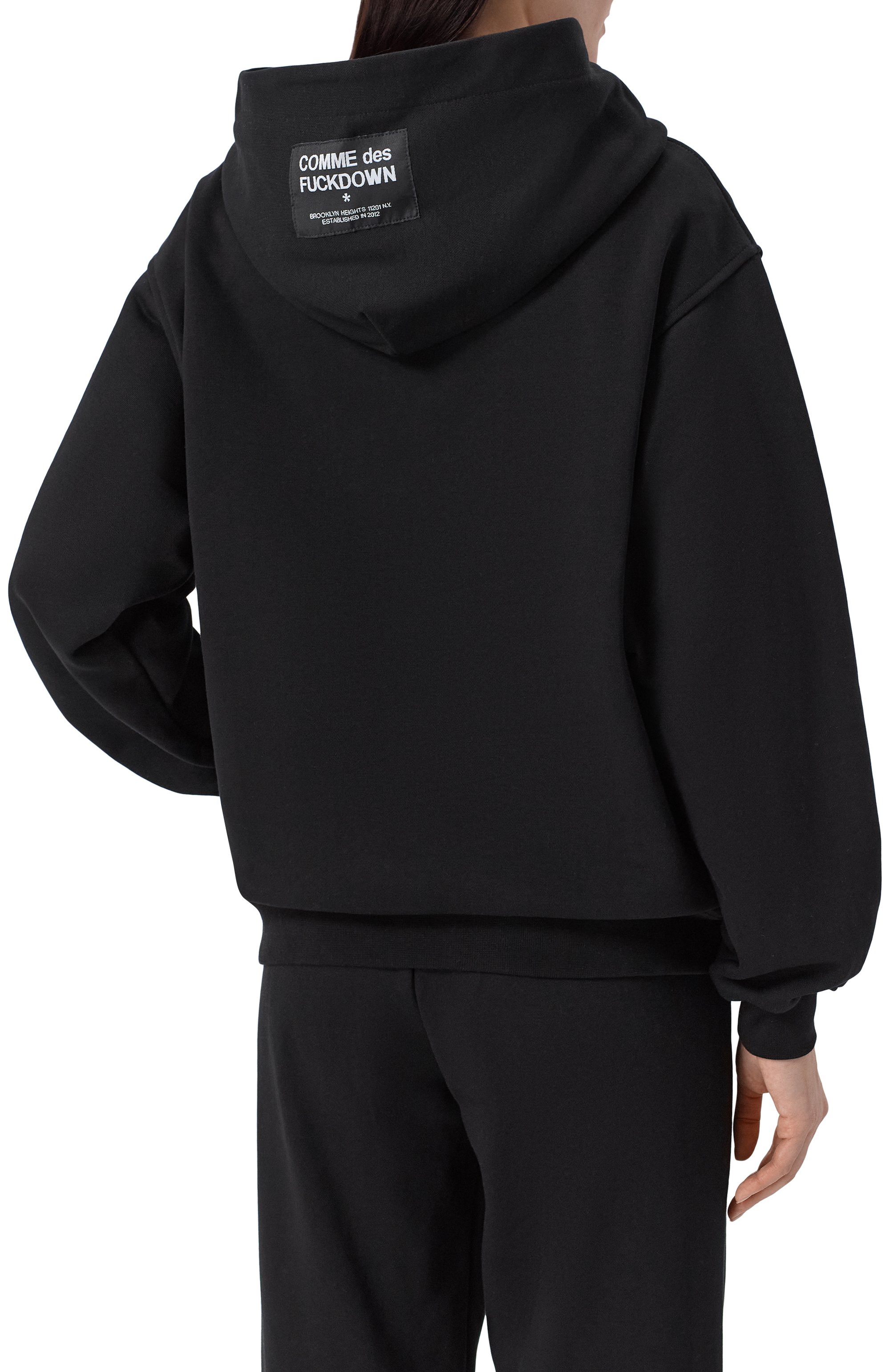 Хлопковое худи COMME DES FUCKDOWN, арт. CFABW01550, фото 4