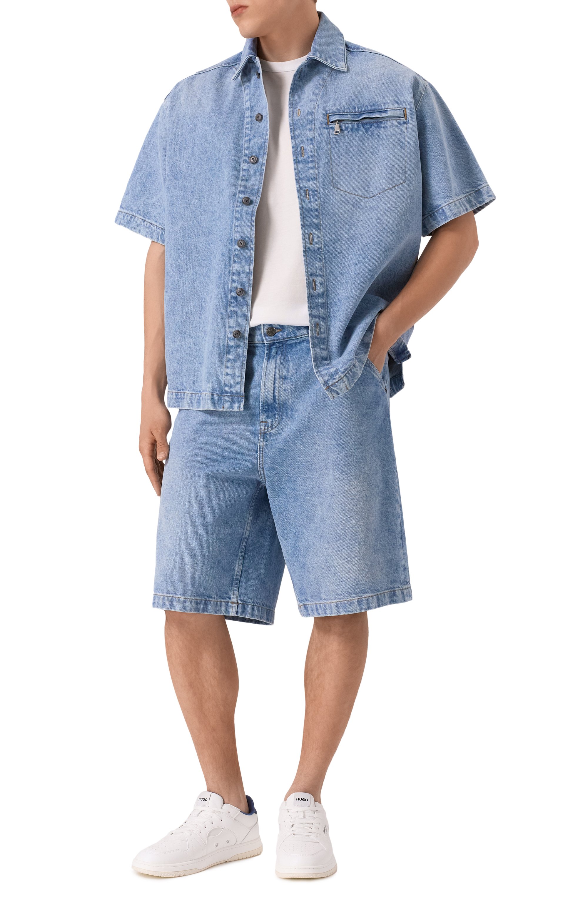 Джинсовая рубашка BOSS ORANGE, арт. 50538203, фото 2