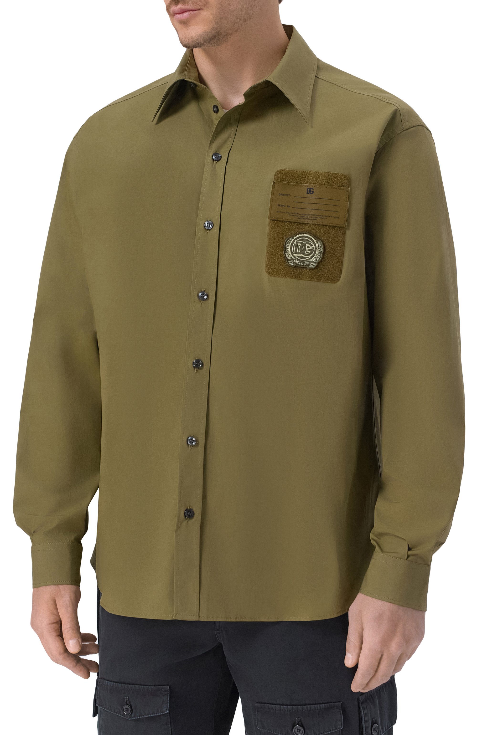 Хлопковая рубашка DOLCE & GABBANA, арт. G50E4Z/FUFN9, фо то 3