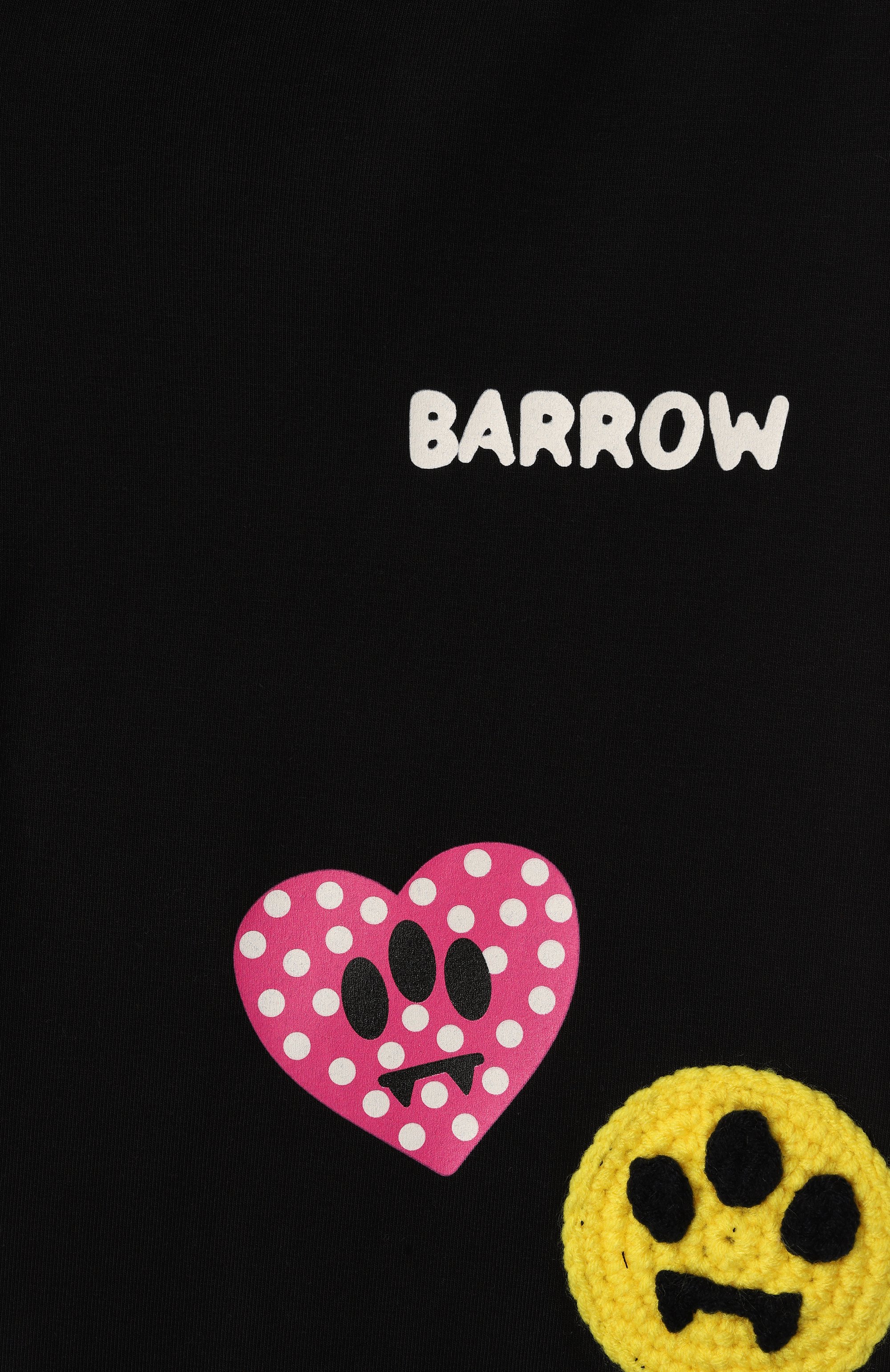 Хлопковые шорты BARROW черного цвета по цене 5995 руб., арт. S6BKJGCI144, фото 3 Хлопковые шорты BARROW, арт. S6BKJGCI144, фото 3