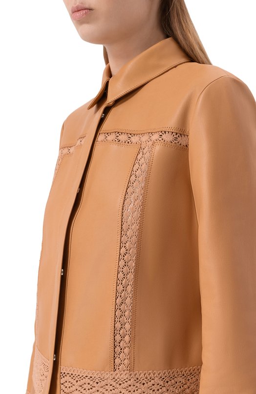 Кожаная куртка MVST M26.2PW.L900/NAPPA PL0NGE Бежевый  M26.2PW.L900/NAPPA PL0NGE Фото 5