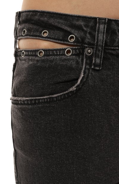 Джинсы KSUBI черного цвета по цене 29050 руб., арт. WFA24DJ013, фото 5 Джинсы KSUBI, арт. WFA24DJ013, фото 5