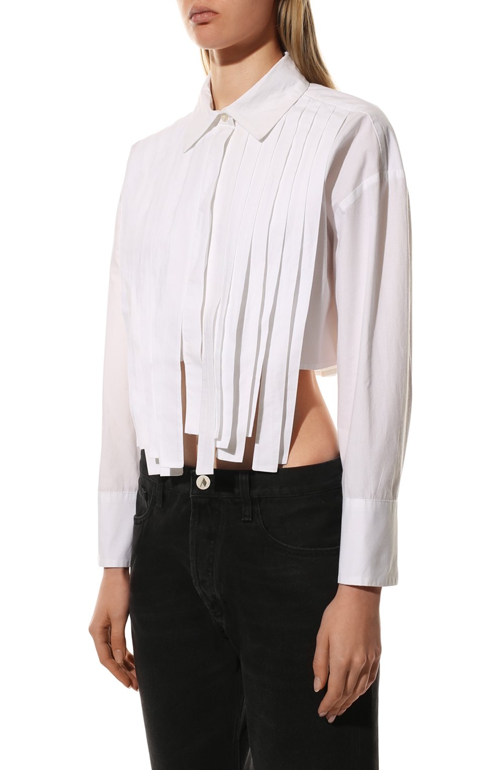 Хлопковая рубашка MSGM, арт. 3241MDE13 227260, фото 3