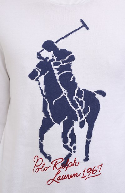 Хлопковый джемпер POLO RALPH LAUREN, арт. 710857756, фото 5