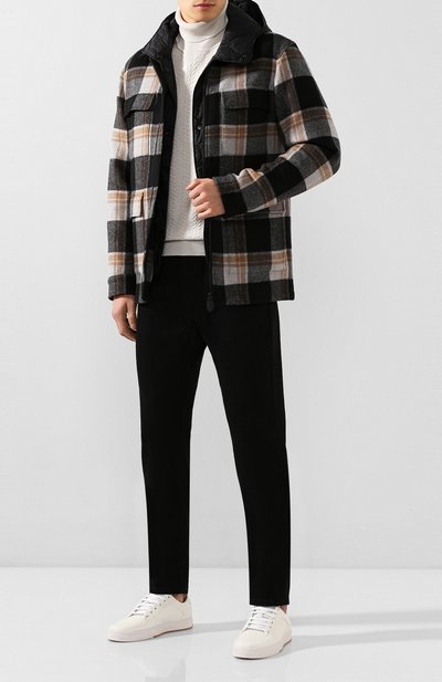 Кожаные кеды BOTTEGA VENETA, арт. 608761/VT040, фото 2