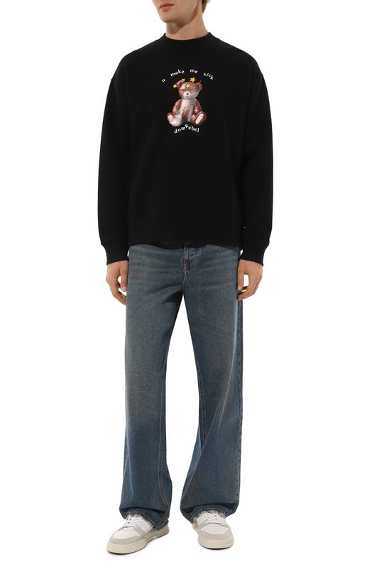 Хлопковый свитшот DOMREBEL M STARS/SWEATSHIRT Чёрный  M STARS/SWEATSHIRT Фото 2