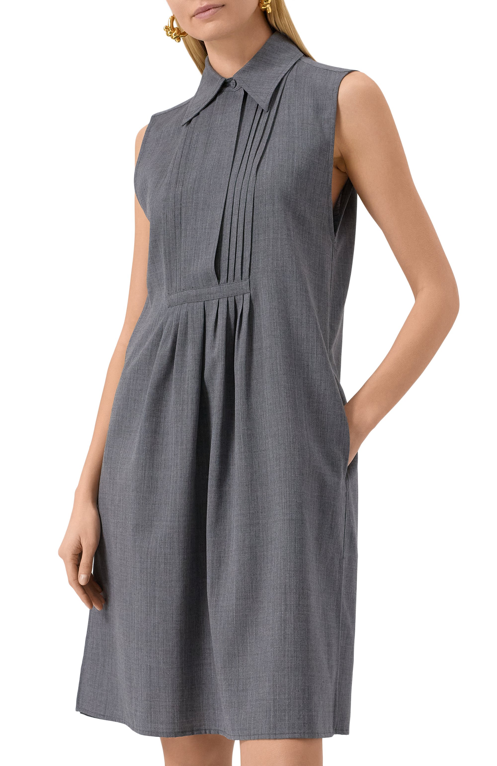 Шерстяное платье JIL SANDER, арт. J02CT0399-J40171, фото 3