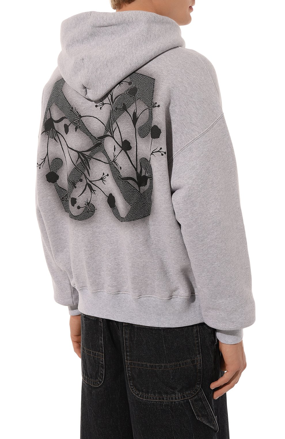 Хлопковое худи OFF-WHITE, арт. 0MBB085F24FLE008, фото 4