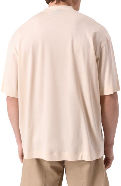 Футболка из лиоцелла и хлопка EMPORIO ARMANI, арт. EM001460/AF10017, фото 4