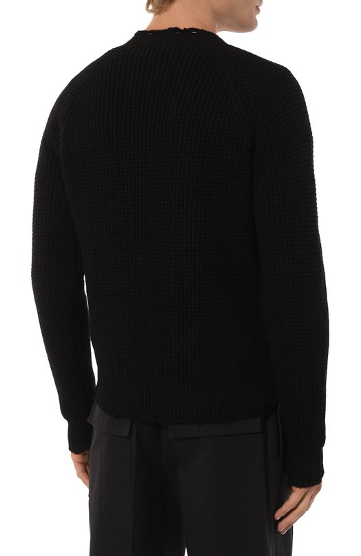 Шерстяной свитер Dsquared2 S74HA1446/D13040 Чёрный  S74HA1446/D13040 Фото 4