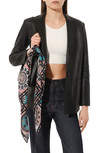 Шелковый платок византийский орнамент GOURJI, арт. T21VISPK7R/1, фото 3