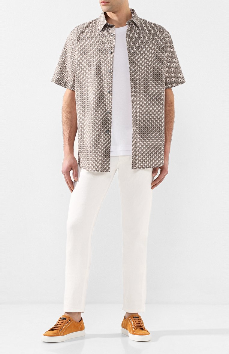 Рубашка из смеси хлопка и льна BRIONI, арт. SCDH0L/P9052, фото 2