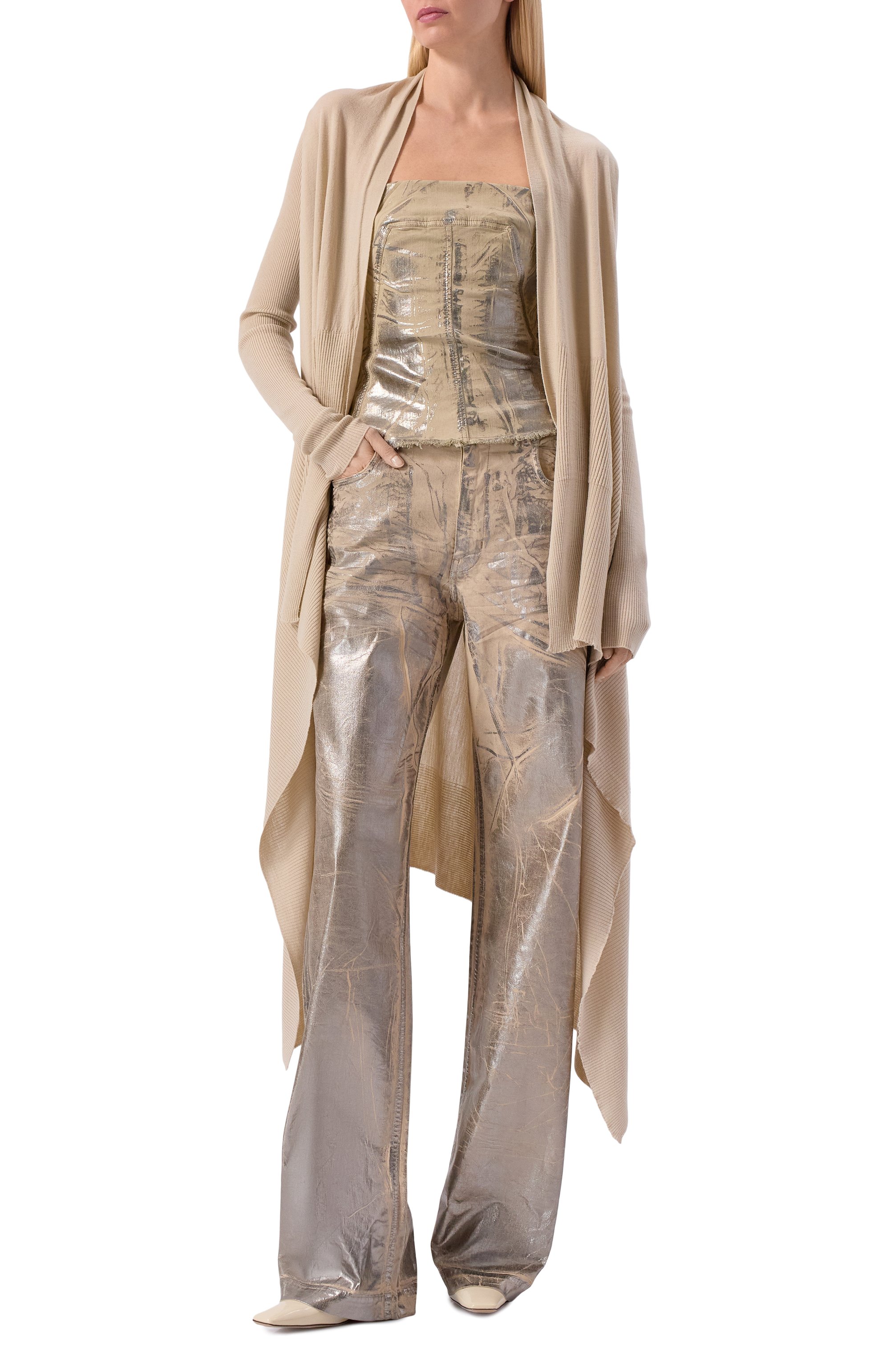 Шерстяной кардиган RICK OWENS, арт. RP01F6643/M, фото 2