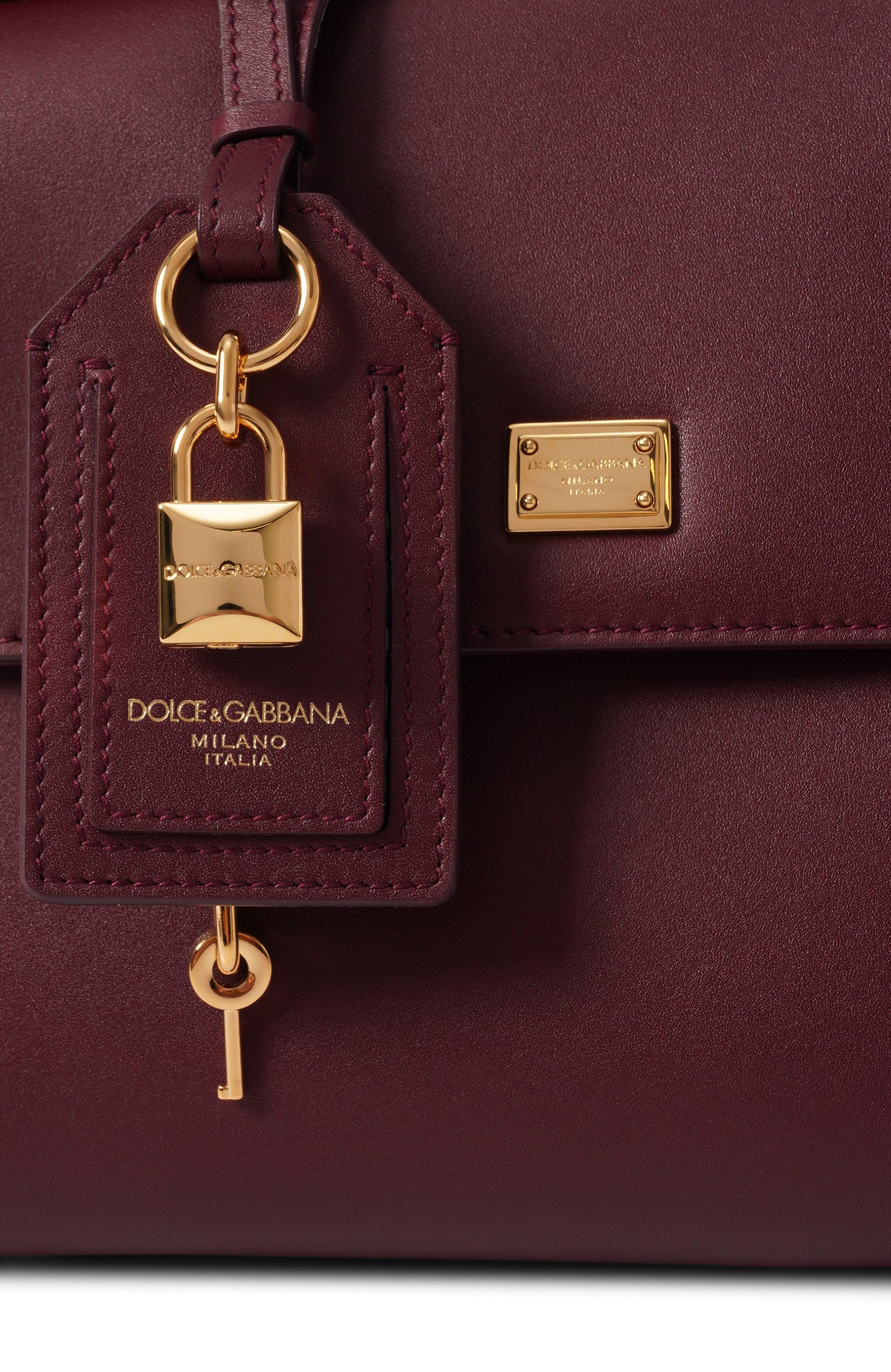 Сумка my sicily DOLCE & GABBANA бордового цвета по цене 313500 руб., арт. BB7781/B7321, фото 6 Сумка my sicily DOLCE & GABBANA, арт. BB7781/B7321, фото 6