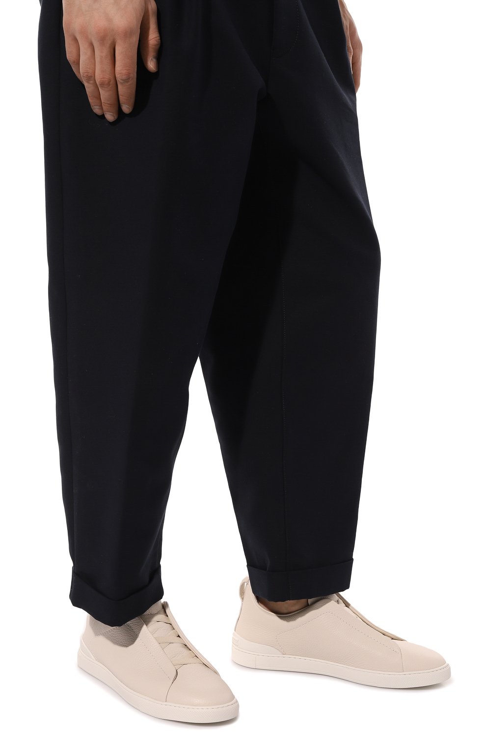 Кожаные кеды triple stitch ZEGNA, арт. S4667Z-LHCVO, фото 3